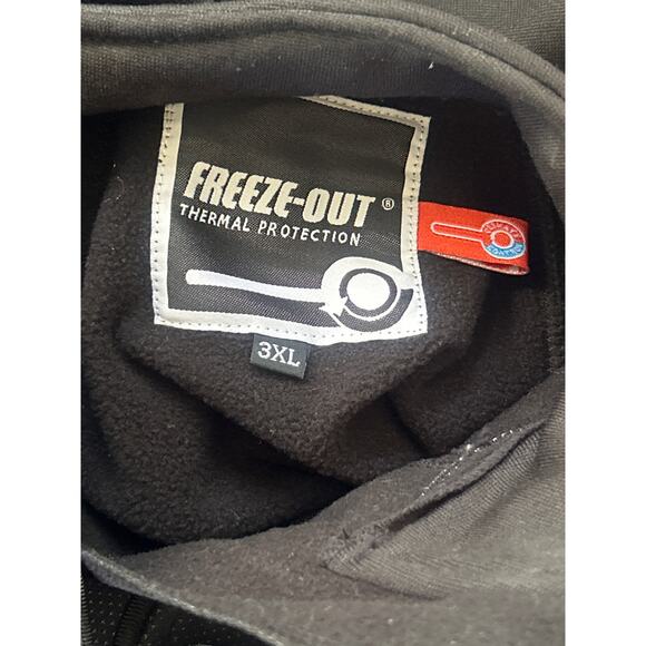 Freeze Out Thermal Protection Shirt Mens 3XL Blk Blue 1/4 Zip Jacket - Picture 5 of 5